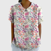White Floral Print