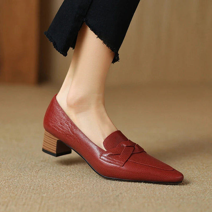 SOFIA AUTHENTIC LEATHER LOAFERS
