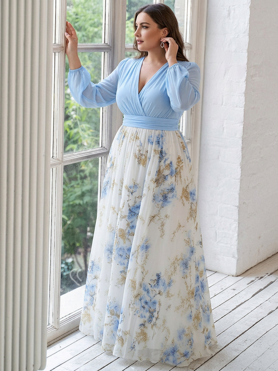 Alessia | Stunning Floral Print Maxi Dress