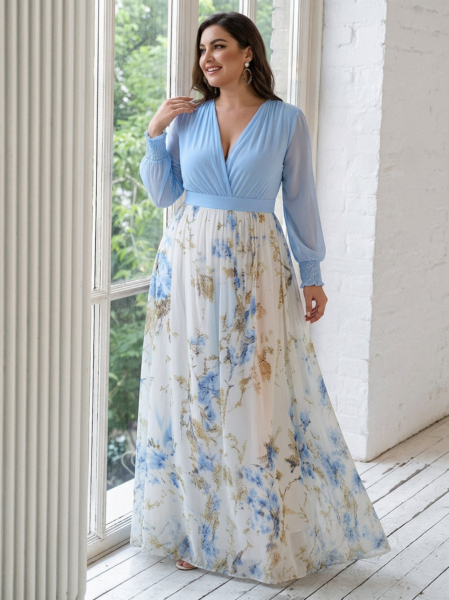 Alessia | Stunning Floral Print Maxi Dress