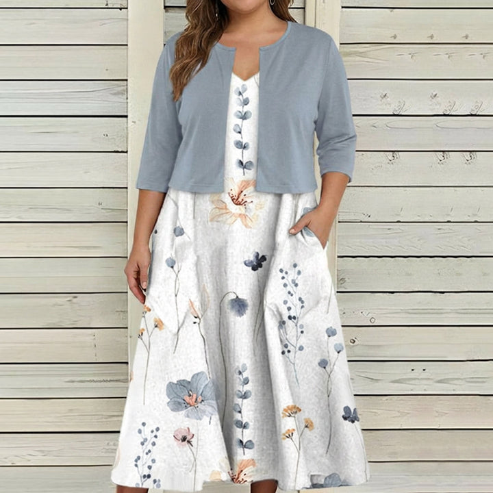 Marguerite - Enchanting Floral Charm Dress