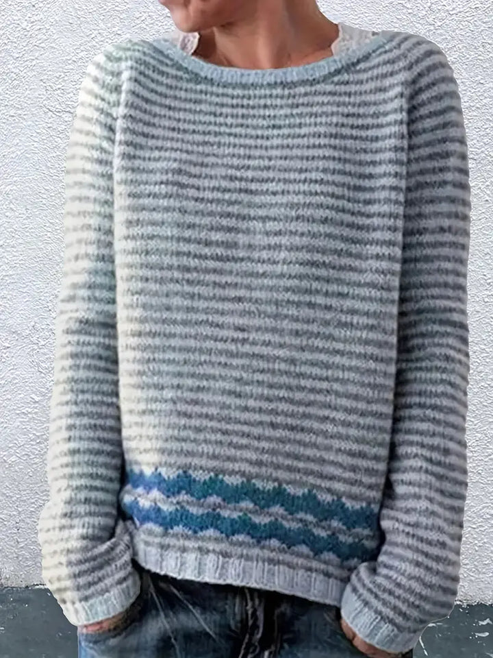 Women's Striped Casual Sweater