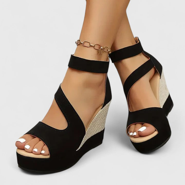 Selviana | Orthopedic Wedge Sandals for Comfort and Support