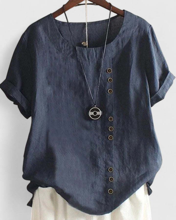 Elisavie | Cozy Short Sleeve Top