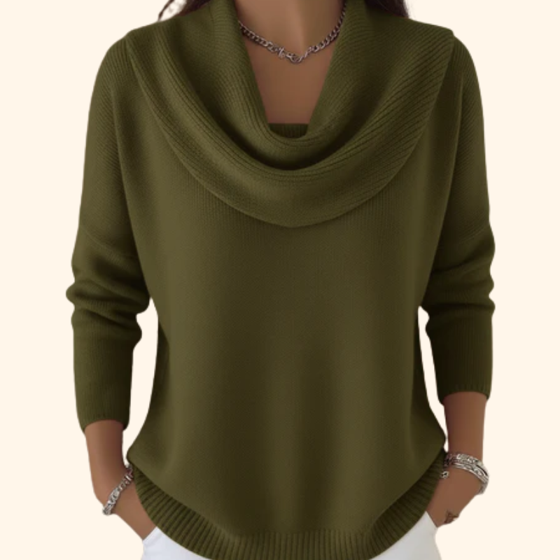 Juliette™ Cowl Neck Knit Sweater