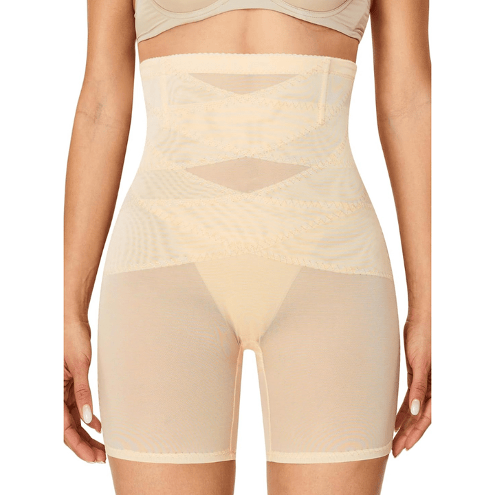 Lovushape - High-Waisted Shapewear for Cross Compression of Abs and Booty