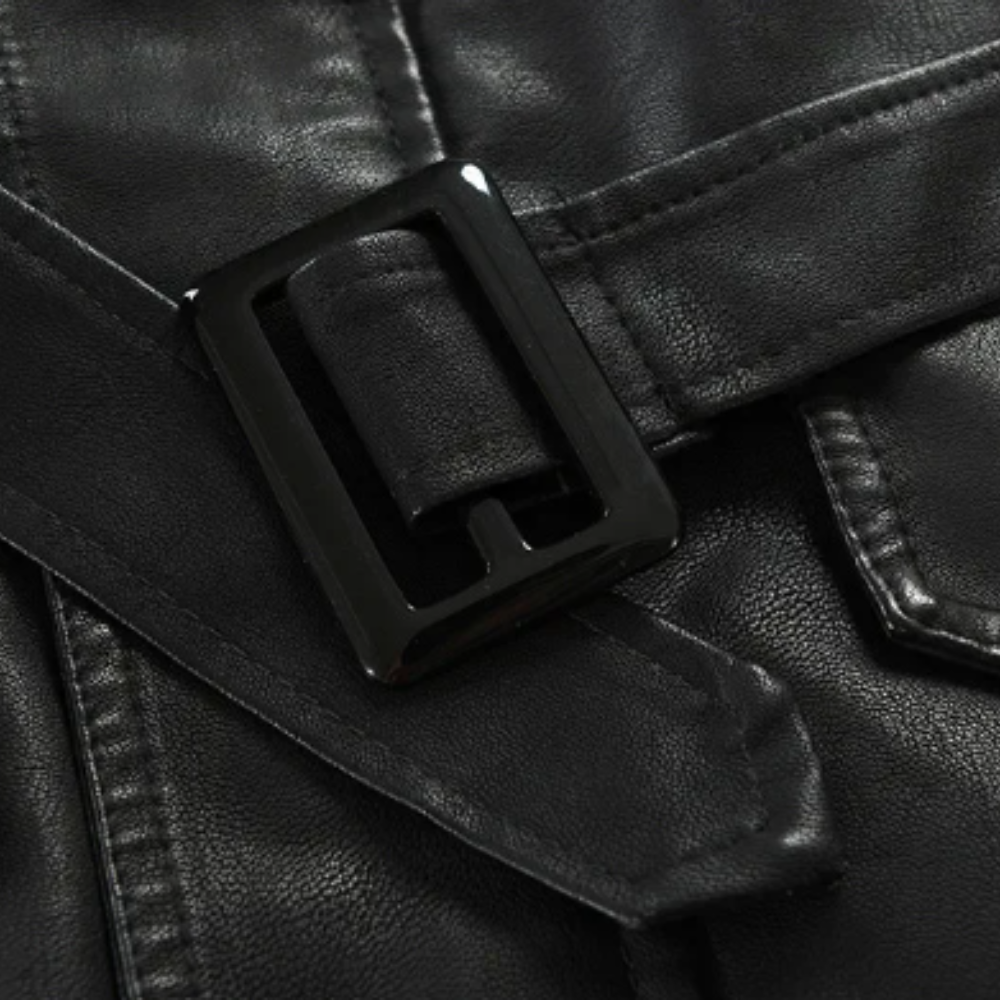 Long and Elegant Motorcycle Jacket