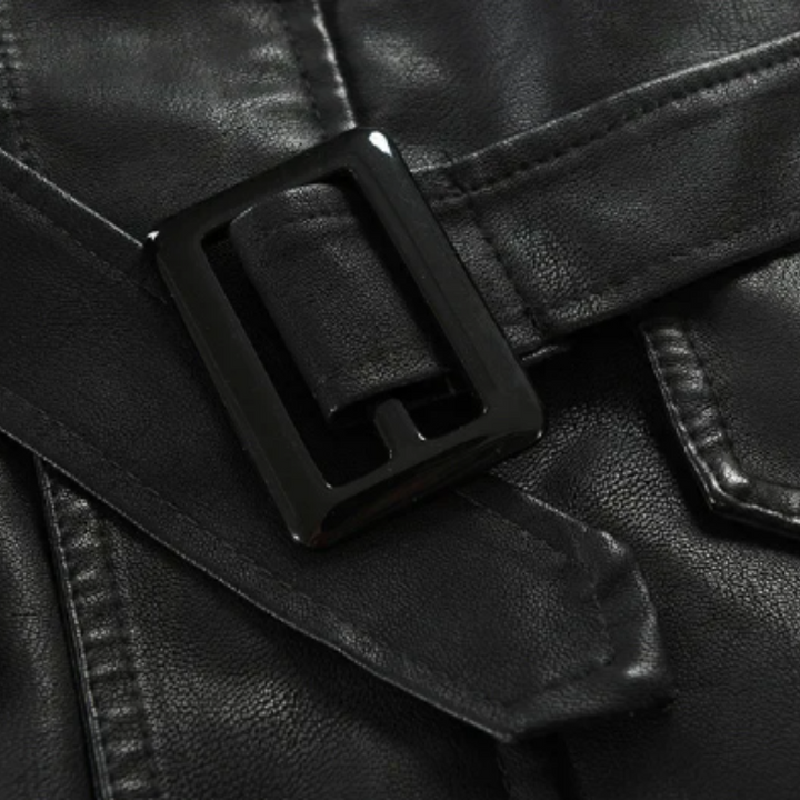 Long and Elegant Motorcycle Jacket