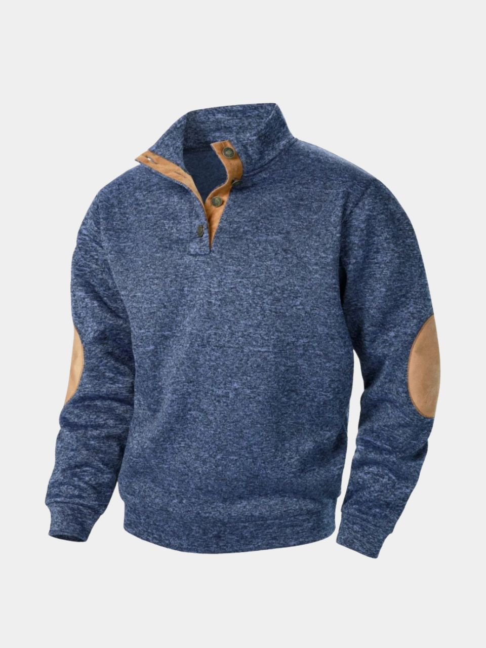 Callum | Men's Heritage Pullover with Contrast Elbow Patches