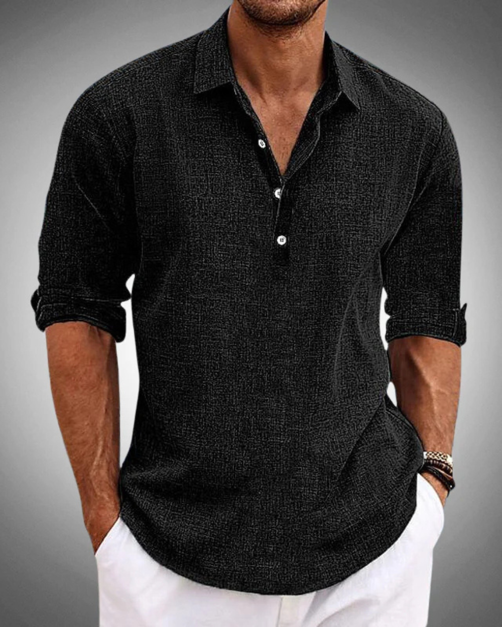 Simon Timeless Cotton Dress Shirt