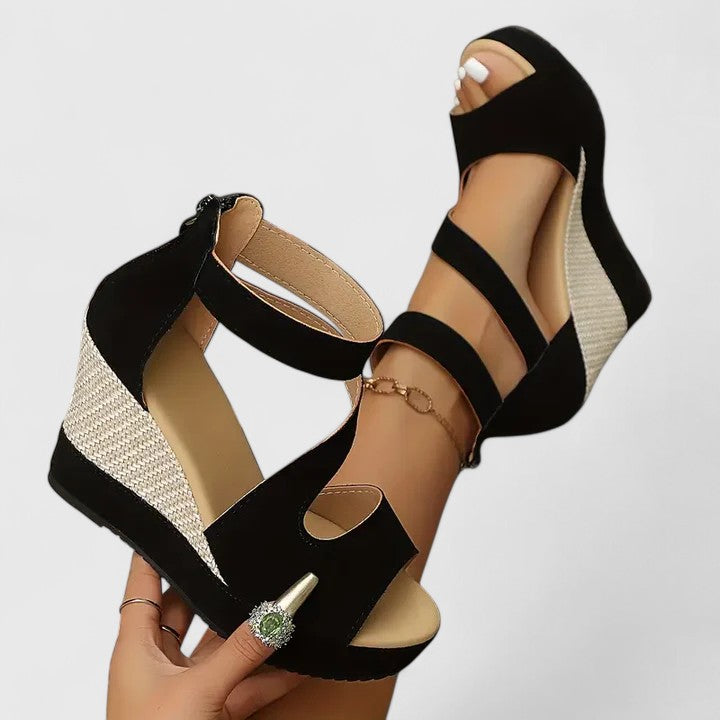 Selviana | Orthopedic Wedge Sandals for Comfort and Support