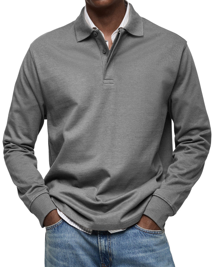 CAS | POLO SHIRT WITH LONG SLEEVES
