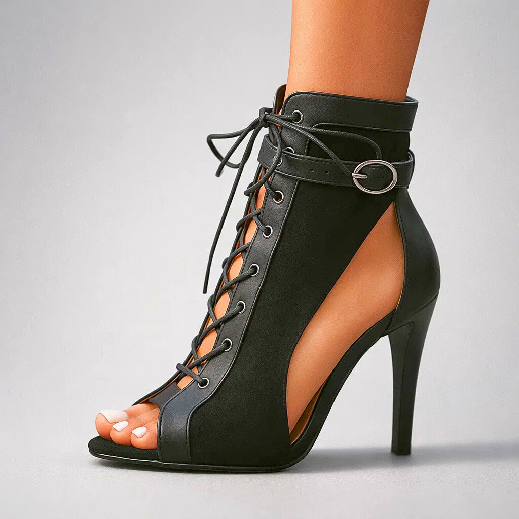 Lace-Up Heels by Gianna Clarke