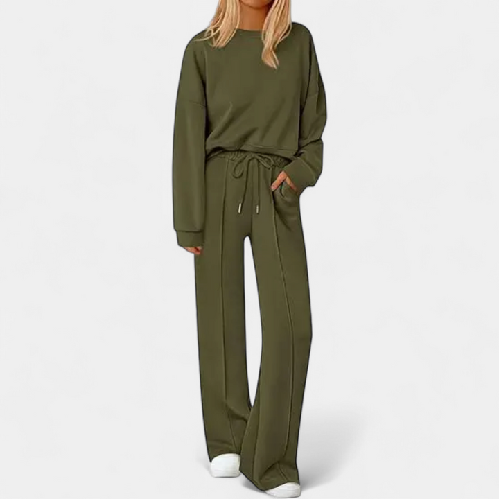 REMY | Comfy Knit Wide-Leg Sweatset