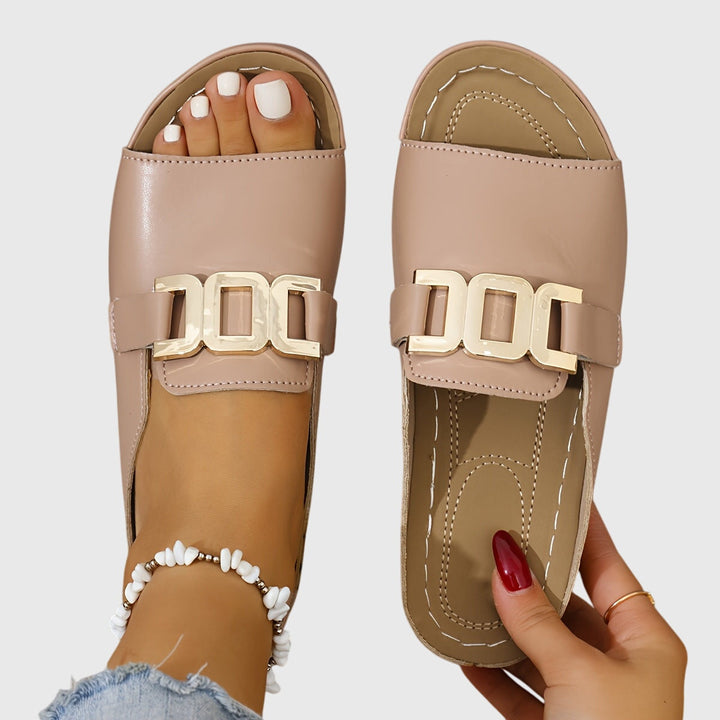 Kathryn | Cozy Buckle Sandals