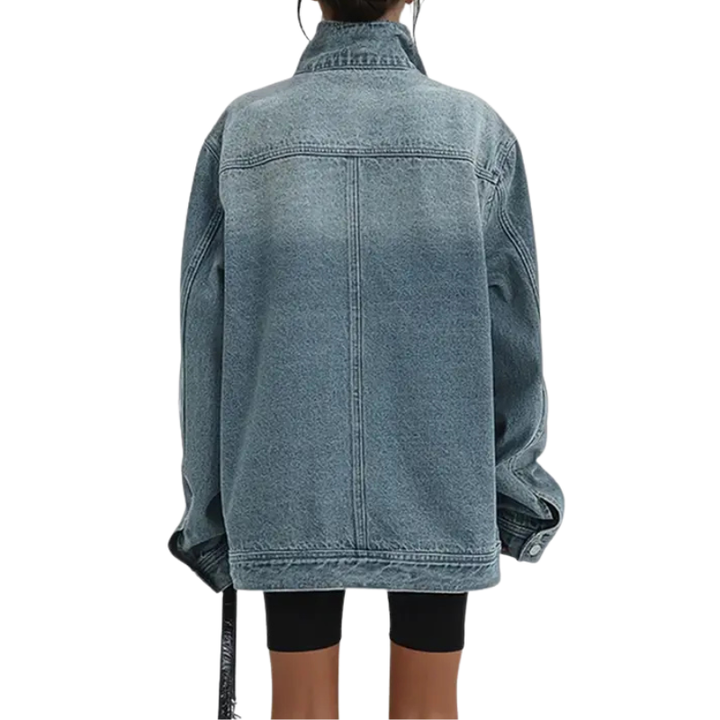 Camille | Women's Asymmetric Button Jacket with Trendy Street Style Design