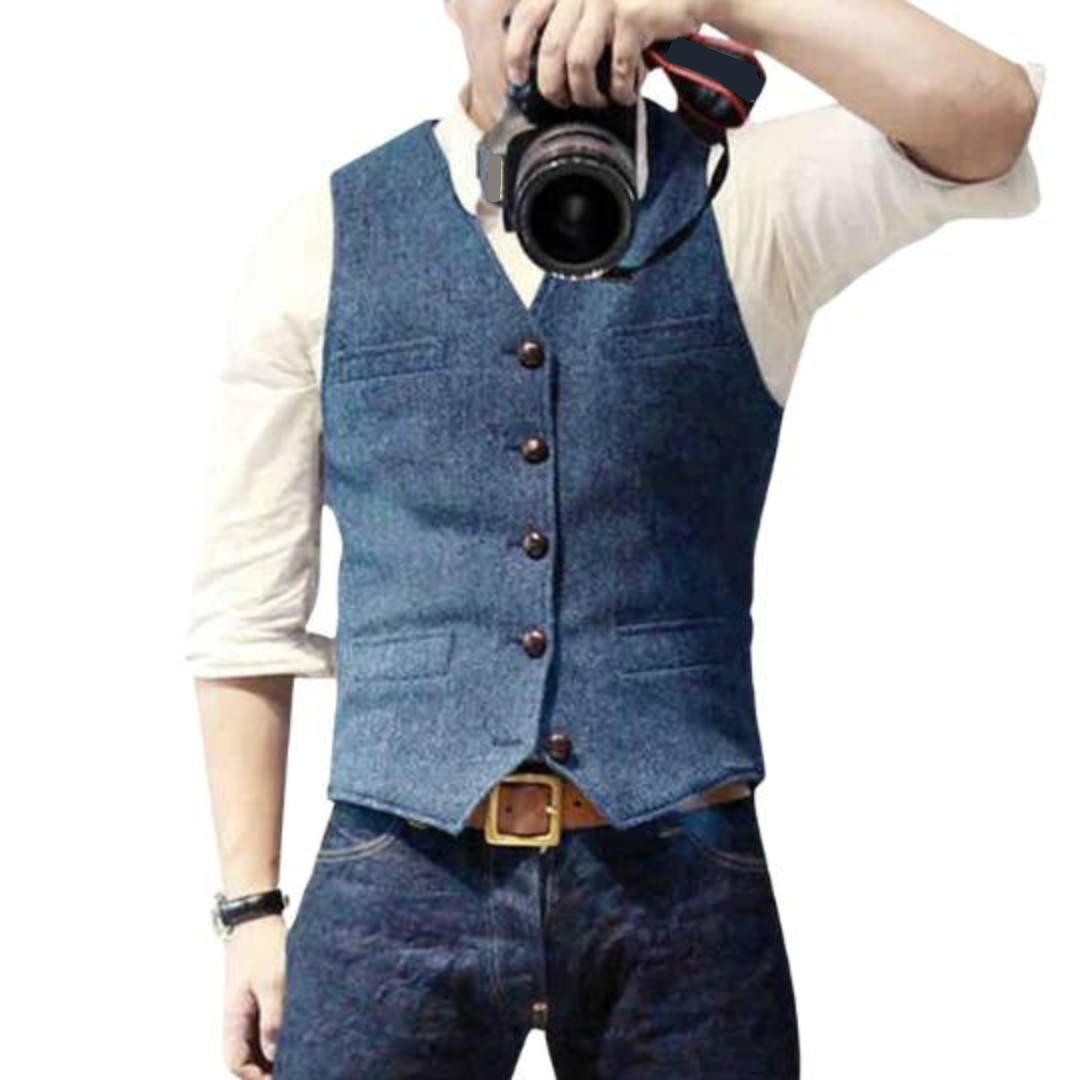 Elvis Stylish Men's Waistcoat