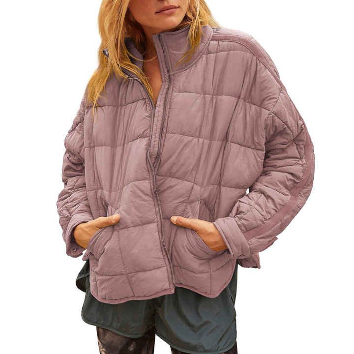 April | Women's Lightweight Compact Puffer Jacket with Zip Closure