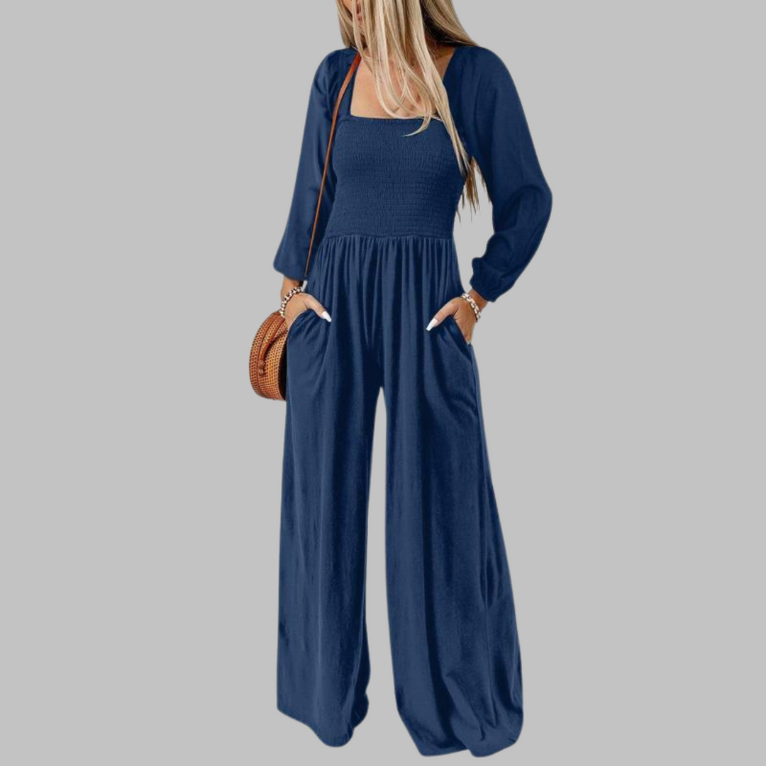 KISHA | Stylish Wide-Leg Loose Fit Jumpsuit