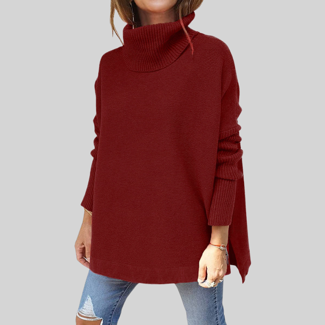 Annelise - Cozy Oversized Turtleneck Sweater