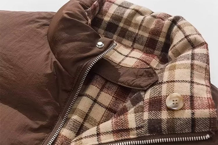 Lorelei | Women's Reversible Puffer Jacket with Stand-Up Collar