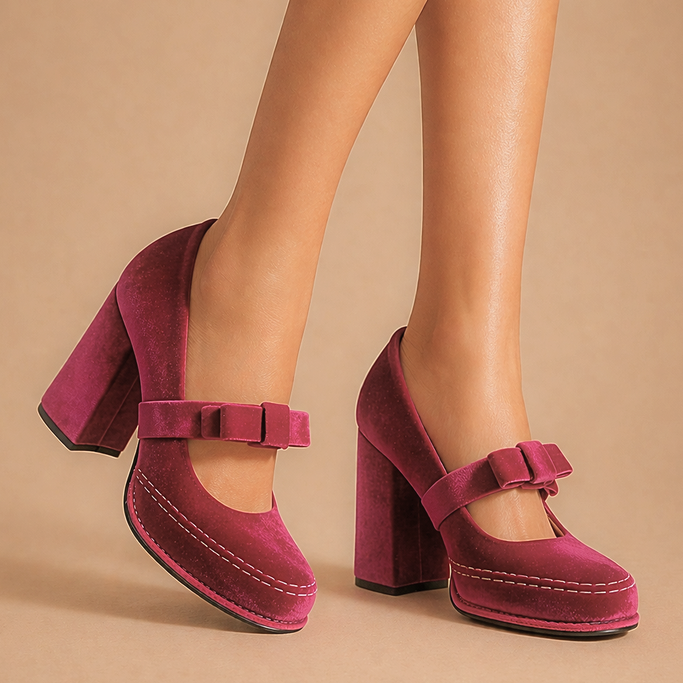 Valentina Luxe Velvet Heels