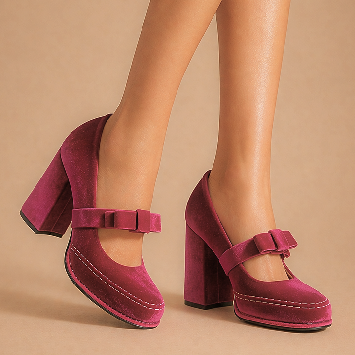 Valentina Luxe Velvet Heels