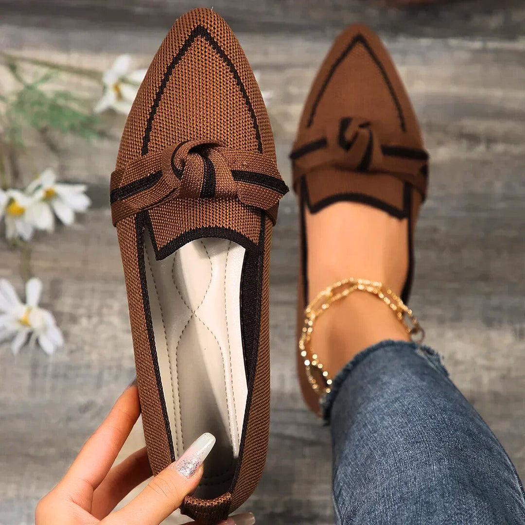 Valentina Knit Ballet Flats