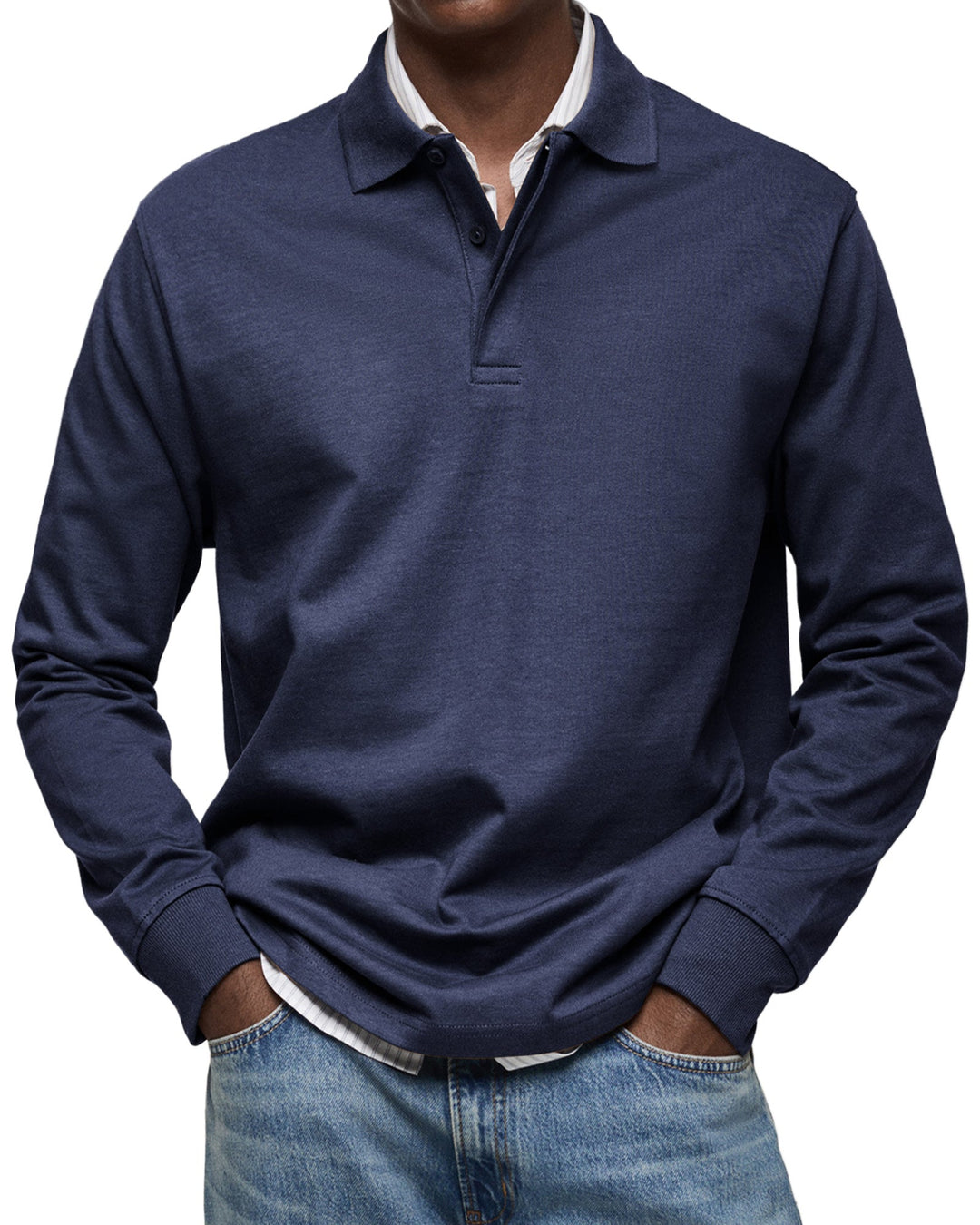 CAS | POLO SHIRT WITH LONG SLEEVES