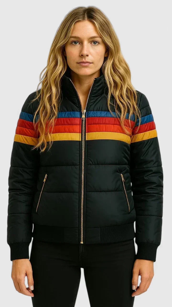 Hallie | Women's Waterproof Hooded Rain Jacket with Front Zip