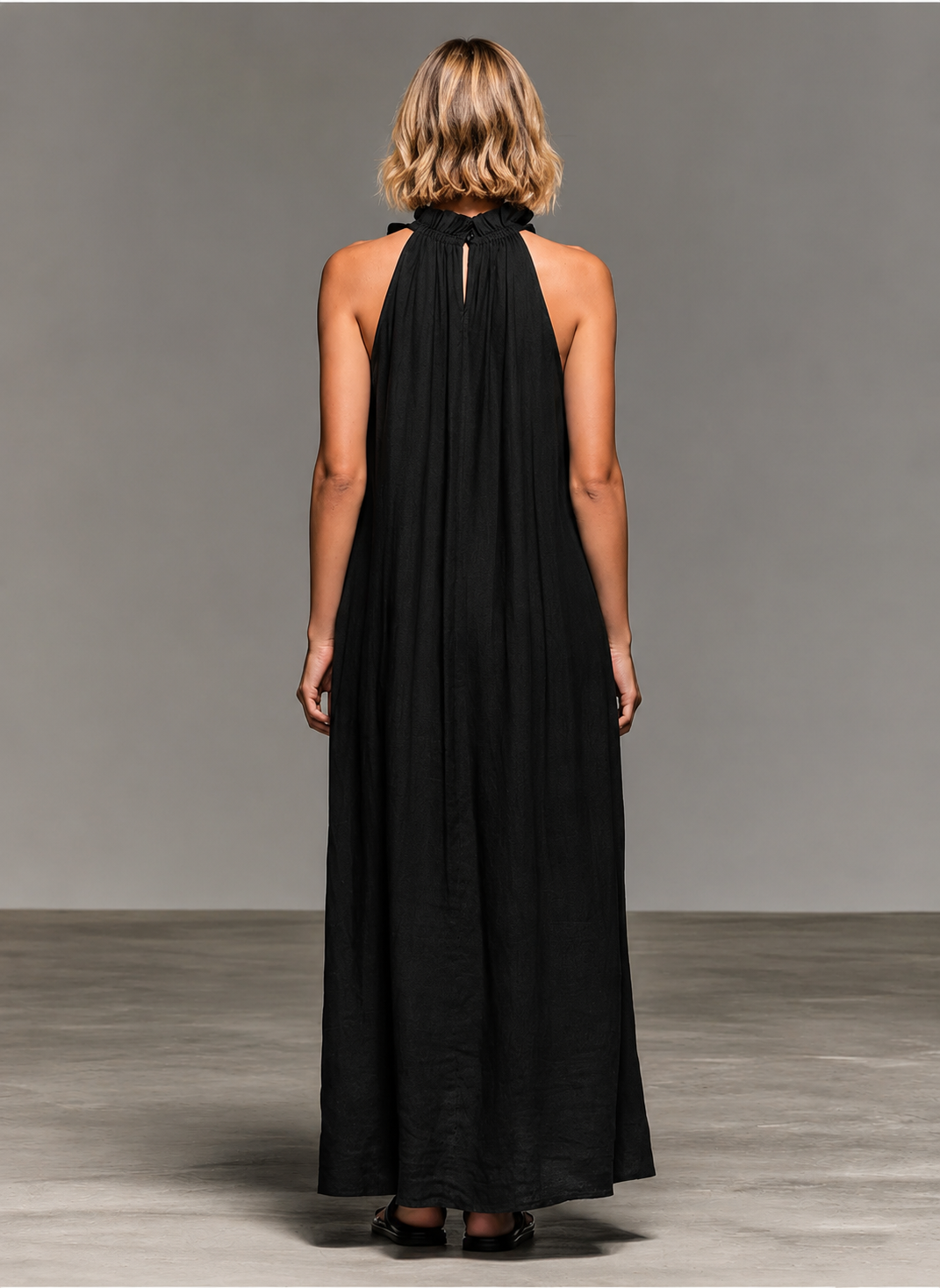 Emma | Luxurious Ruffled Maxi Dress