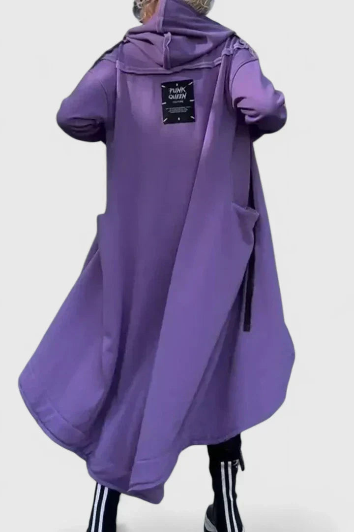 Jessamine - Hooded Cardigan with Side Zip