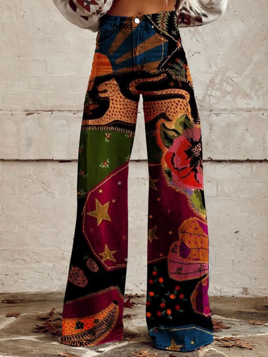 LÉNA™ - Elegant Boho Vintage Comfort Pants