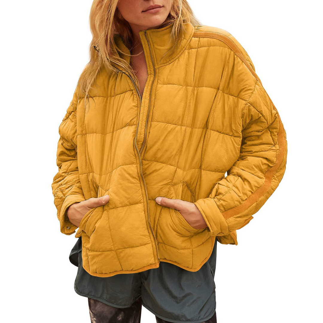 April | Women's Lightweight Compact Puffer Jacket with Zip Closure
