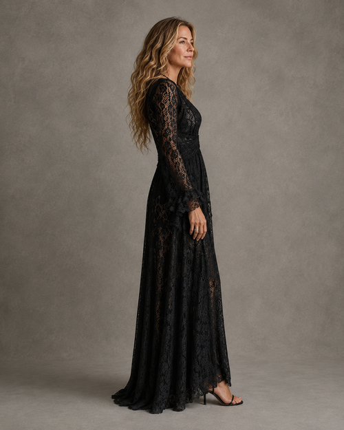 Charlotte | Women's Plunging V-Neck Maxi Dress
