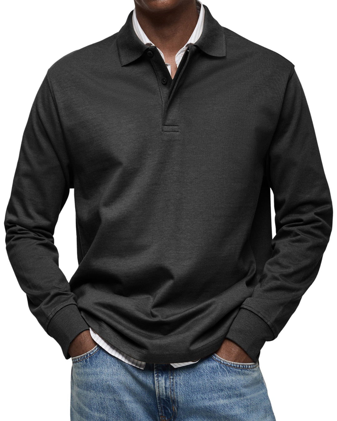 CAS | POLO SHIRT WITH LONG SLEEVES