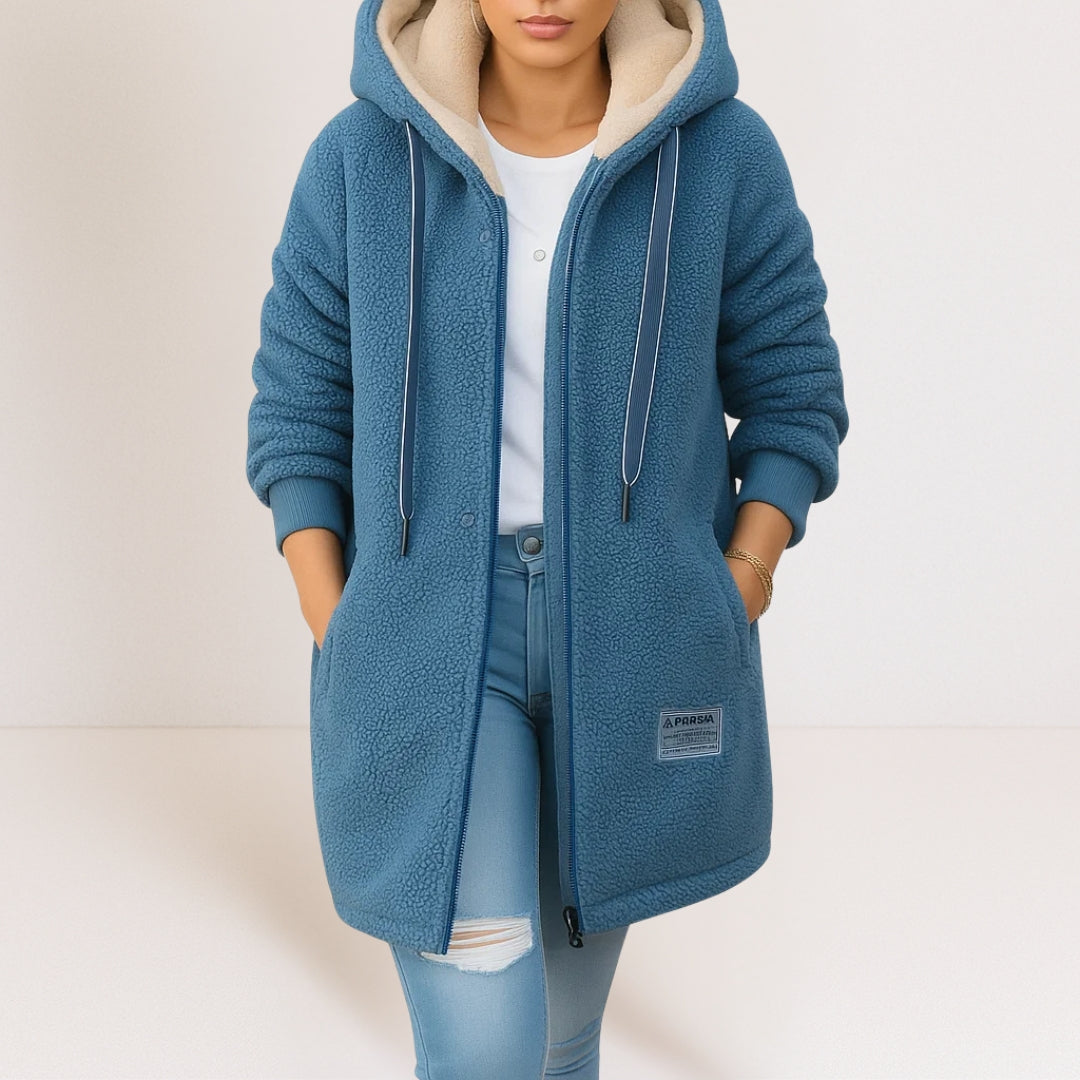 HAZEL | HOODED FLEECE JACKET
