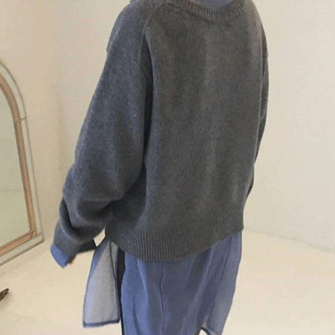Alycia | Women's Asymmetric Button Cardigan with Unique Closure