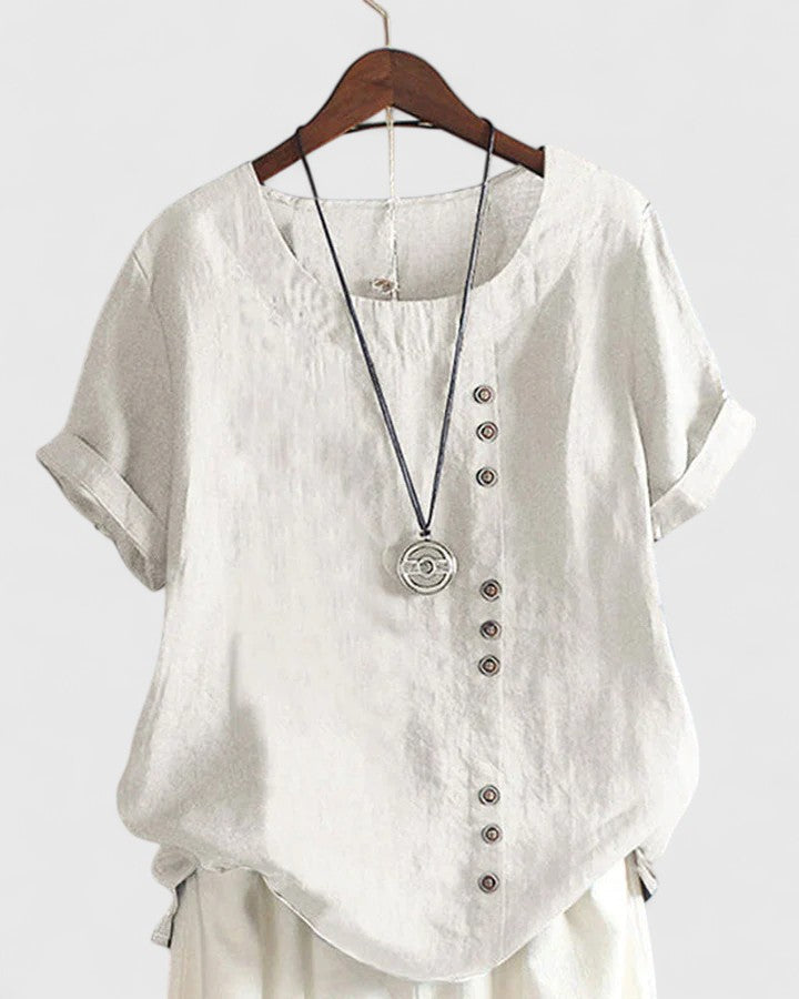 Elisavie | Cozy Short Sleeve Top