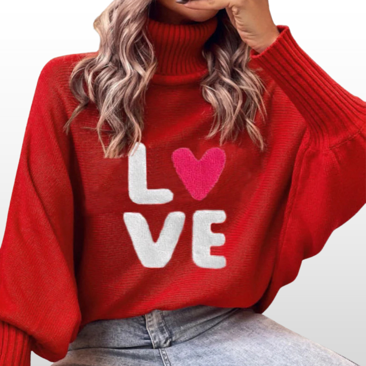 Emmie | Women's Batwing Sleeve Loose Fit Knit Sweater