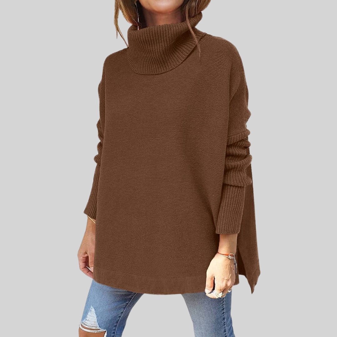 Annelise - Cozy Oversized Turtleneck Sweater