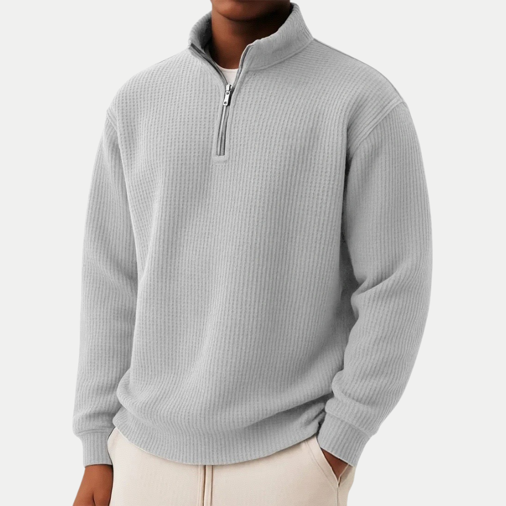 Everett | Men's Knit Quarter Zip Sweater with a Classic, Clean Design