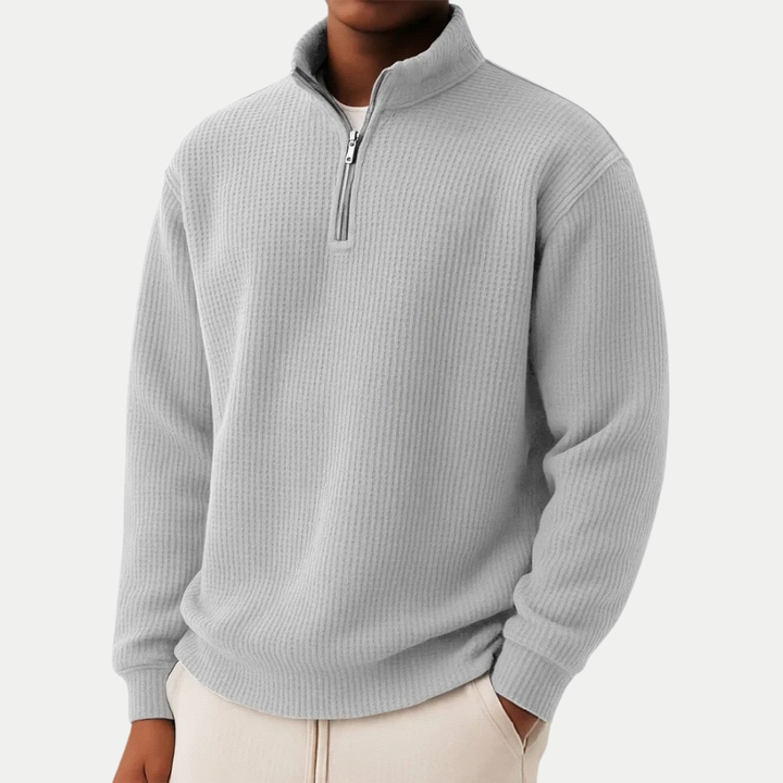 Everett | Men's Knit Quarter Zip Sweater with a Classic, Clean Design