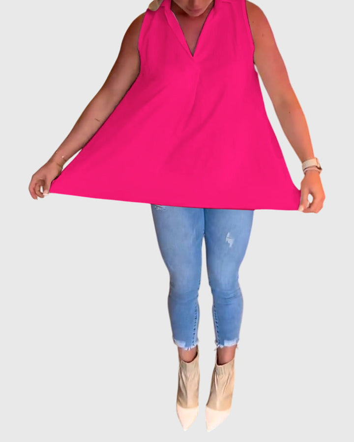 Lina™ | Sleeveless Blouse