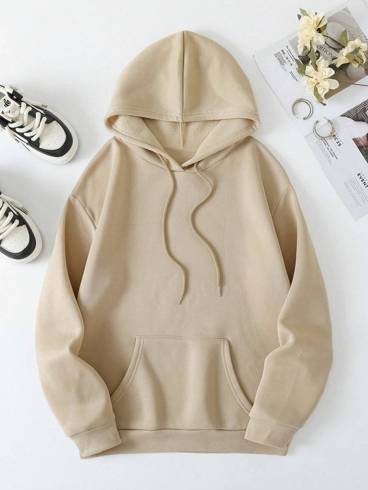 Susannah | Women's Oversized Fleece Hoodie with Striking Back Graphic
