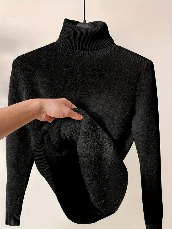 Liora | Women's Relaxed Fit Soft Touch Turtle Neck Pullover
