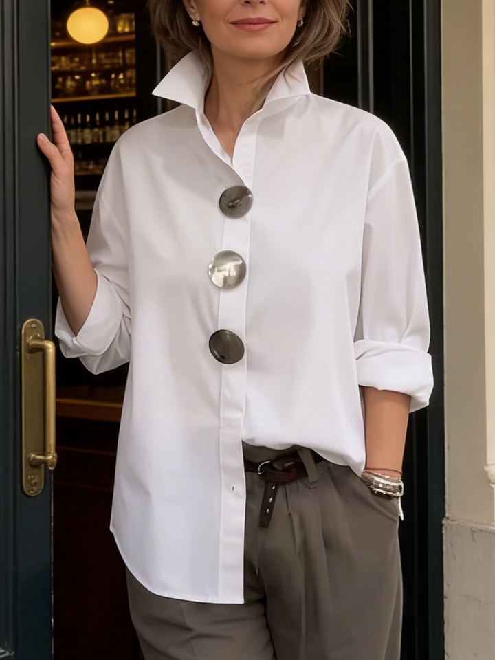 Rosaline | Classic Button-Up Blouse