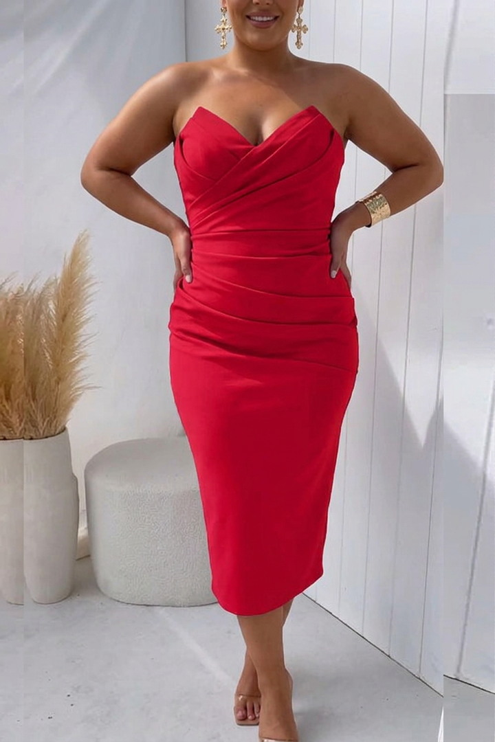 Ffion | Elegant Draped Dress