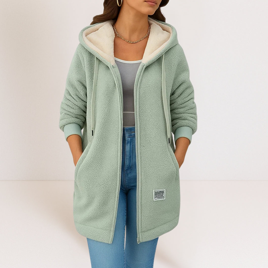 HAZEL | HOODED FLEECE JACKET