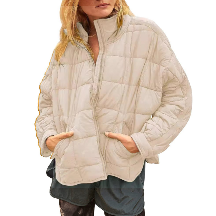 April | Women's Lightweight Compact Puffer Jacket with Zip Closure